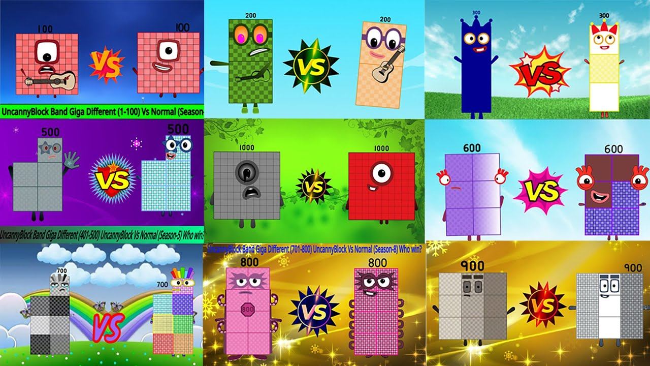 UncannyBlock Band Giga Different (1-1000) Uncanny Vs Normal (Full) Replay | Infinity Cool Sound смотреть онлайн