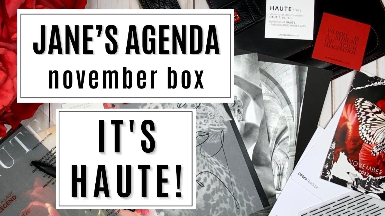 UNBOXING JANE'S AGENDA NOVEMBER THEMED DELUXE SUBSCRIPTION BOX / IT'S HAUTE! смотреть онлайн