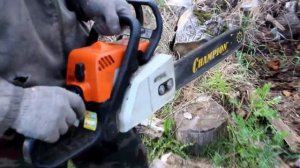 Китайская поршневая и ТЮНИНГ бензопилы Stihl 180. Вот что она Может!?