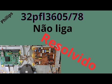 tv philips 32pfl3605/78 não liga , travada no stand by, resolvido смотреть онлайн