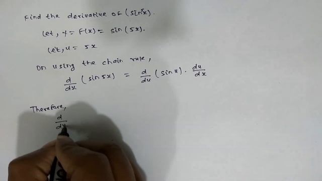 Derivative of {sin(5x)}. смотреть онлайн