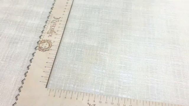 Лен декоративный "Крупная сетка квадрат" цв.молочный, ш.1.65м, лен-100%, 140гр/м.кв АРТ 1524 смотреть онлайн