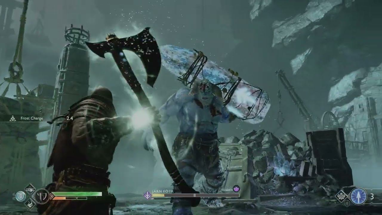 God of War - Beating trolls series JARN FOTR GMGOW no damage (PS5 4K 60 FPS) смотреть онлайн