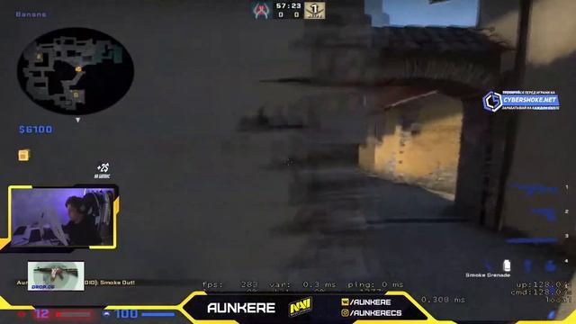 АУНКЕР ПОКАЗАЛ ЧИТЕРСКИЙ ВАНВЕЙ НА ИНФЕРНО! NAVI Junior Aunkere (CS:GO) смотреть онлайн