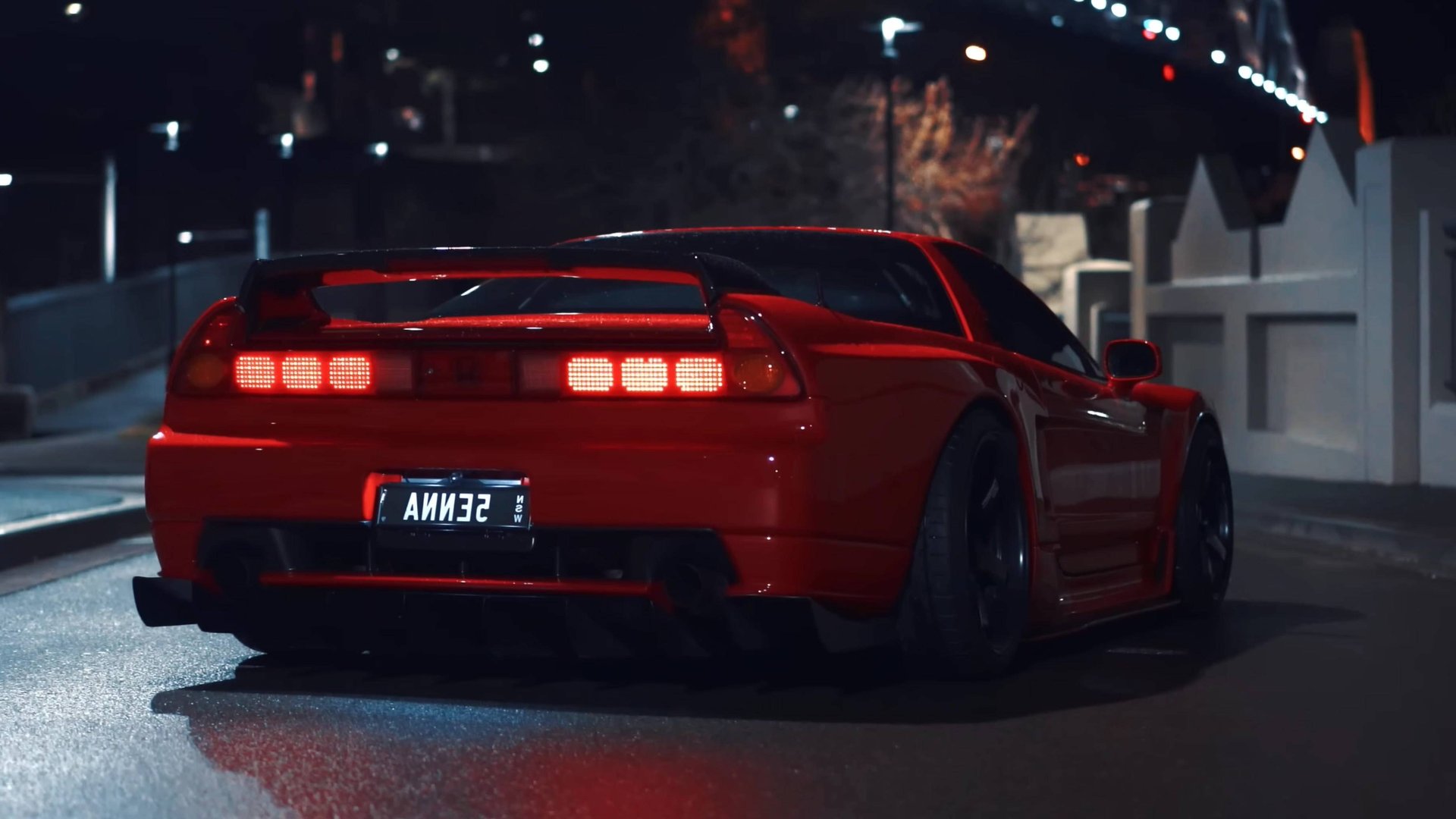 4K UHD - Honda NSX Red