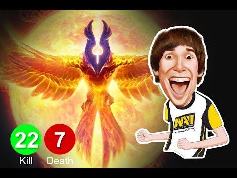 Dota 2 - Na`Vi Dendi plays Phoenix (Mid lane) смотреть онлайн