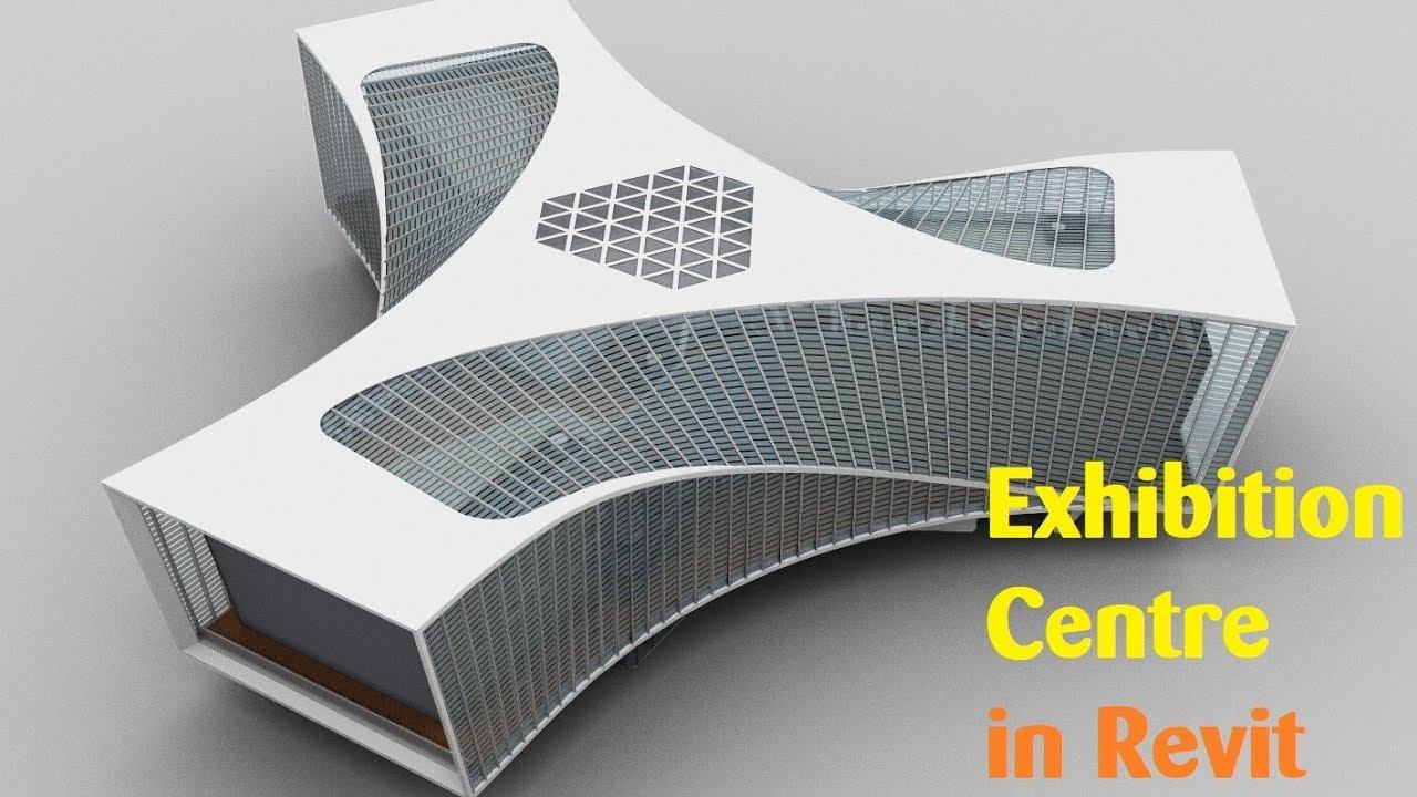 Model Marketing Exhibition Centre | Conceptual Idea In Revit.