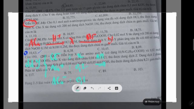 HÓA 12. CHƯƠNG 3. BÀI TẬP CƠ BẢN AMINO AXIT (DẠNG 5: TÁC DỤNG liên tiếp AXIT, BAZO) (9) xấp NHC смотреть онлайн