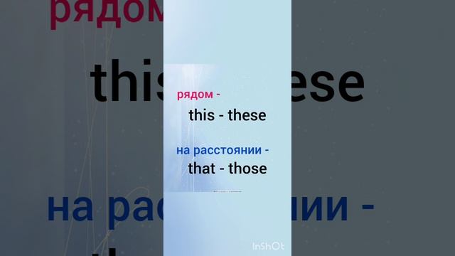 Английский язык. This или that? смотреть онлайн