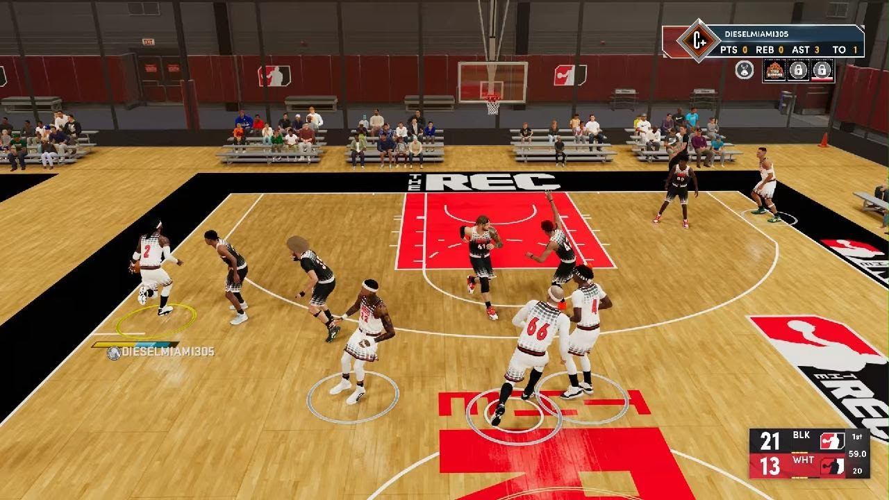 NBA 2K22 6'7 SF Perimeter Lockdown Kawhi Build. Playing PG for the first time. Rec Gameplay смотреть онлайн