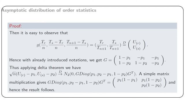 Asymptotic Distribution Of Sample Quantiles смотреть онлайн