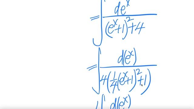 2nd way: exp integral ∫e^x/(e^2x + 2e^x +5) dx смотреть онлайн