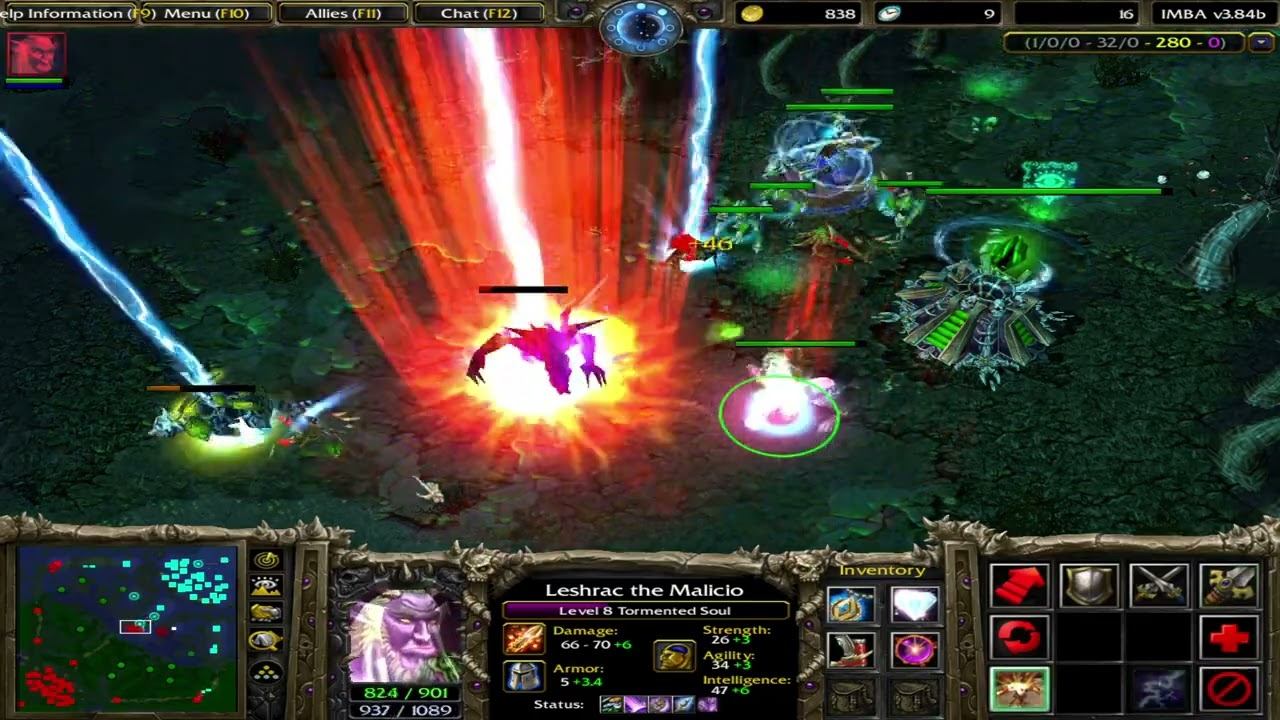 Dota IMBA AI - Leshrac, Tormented Soul смотреть онлайн
