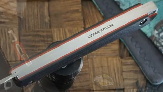 Складной нож N.C.Custom Respect, сталь AUS-10, satin, рукоять черно-красный G-10 смотреть онлайн