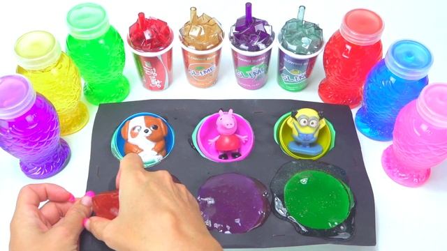 Играем со слаймом и изучаем цвета и названия. Обучающее видео для малышей смотреть онлайн