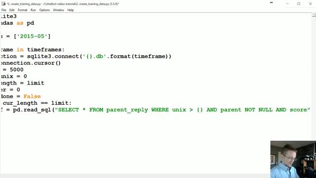 Database to Training Data - Creating a Chatbot with Deep Learning, Python, and TensorFlow p.6 смотреть онлайн