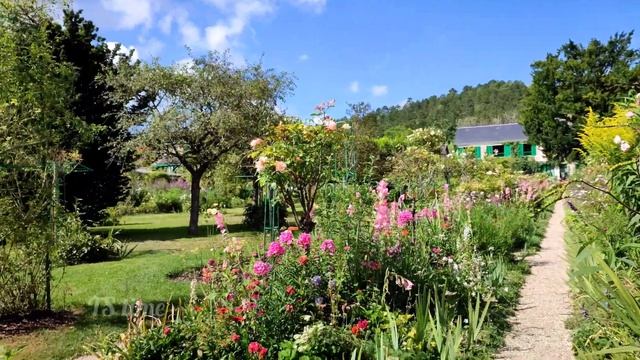 Claude Monet's Garden 🌷🥀🌺at Giverny - Normandy - France 🇫🇷 / Le Jardin 🌺🥀🌷de Claude Monet à Giverny смотреть онлайн