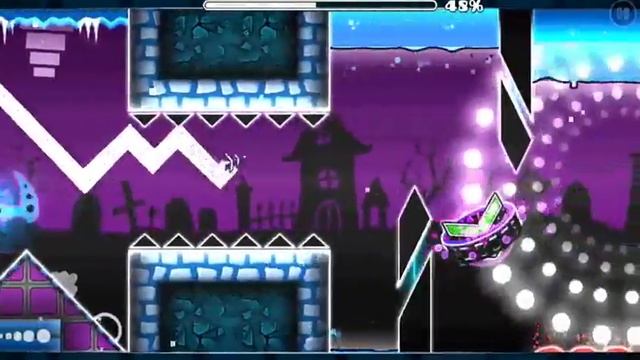 Geometry dash:Daily Level #2//Witches Castle//God Of Music (Hard 5*) смотреть онлайн