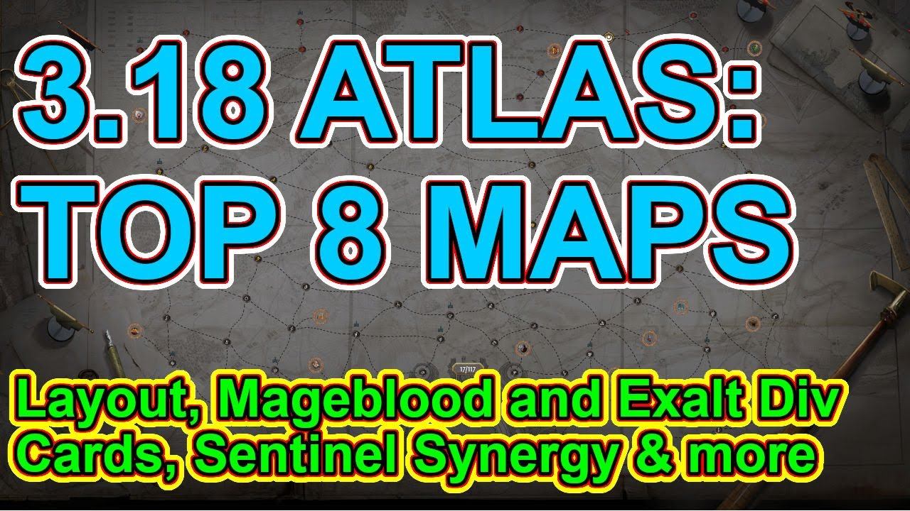 POE 3.18 - The Top 8 Maps To Farm - Mageblood & Exalt Div Cards, Sentinel Synergies - Path of Exile смотреть онлайн