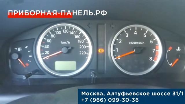 Ремонт панели приборов Nissan Almera N16 светомузыка, отказ работы датчиков