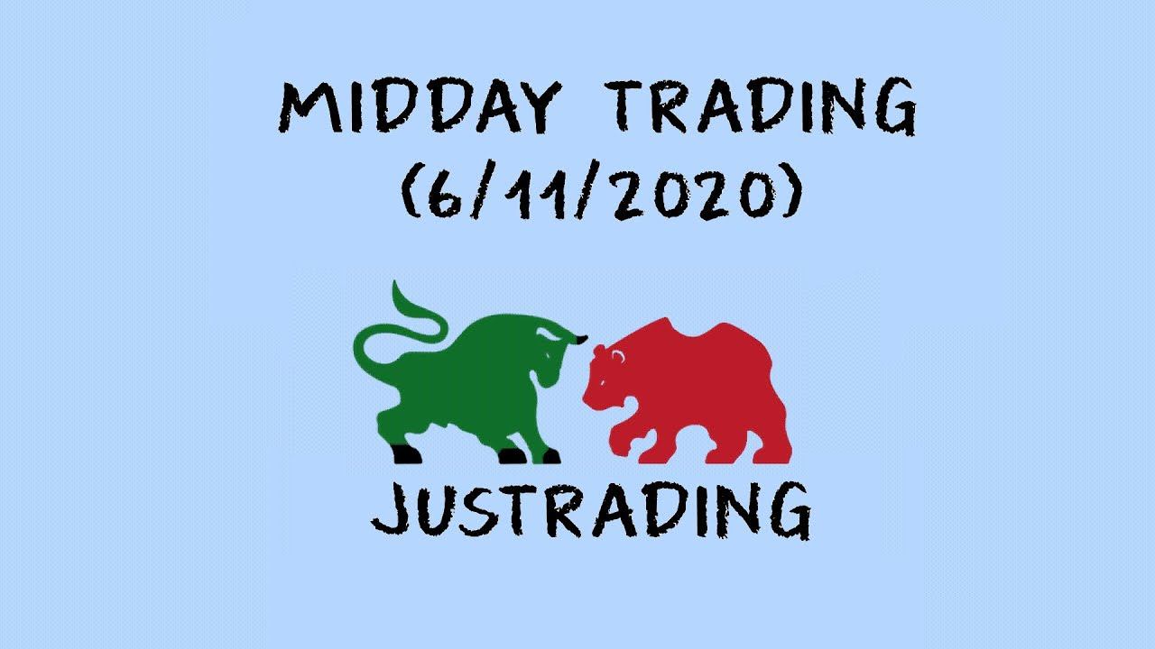 Midday Trading (6/11/2020), U.S stock market смотреть онлайн