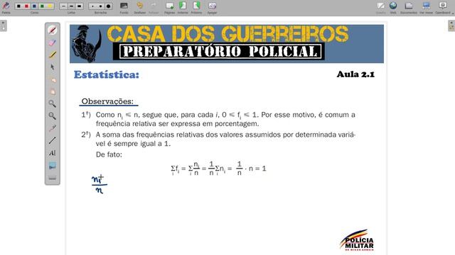 Estatística - Frequência Absoluta e Frequência Relativa - Aula 2.1 смотреть онлайн