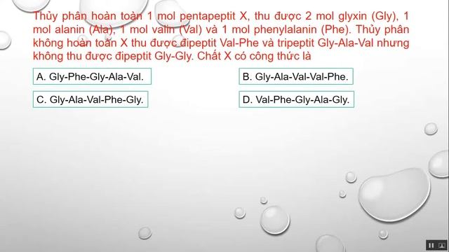 GIẢI CHI TIẾT: ĐỀ ÔN SỐ 4 CHƯƠNG AMIN AMINO AXIT PEPTIT смотреть онлайн