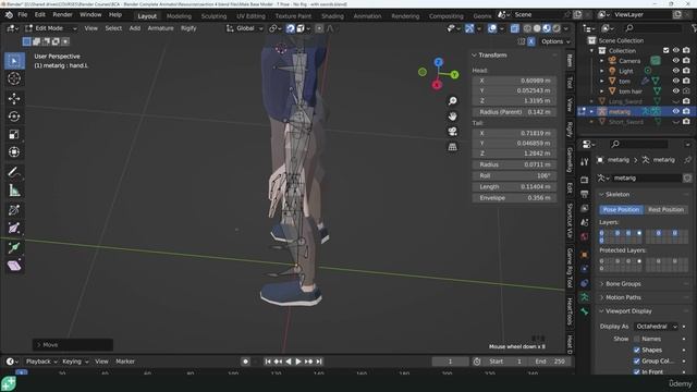 29 - Positioning The Rigify Rig