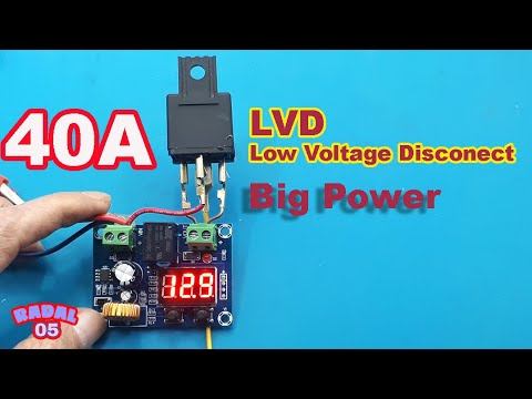 Modul Low Voltage Disconnect XH-M609 Big Power - Low voltage detector смотреть онлайн