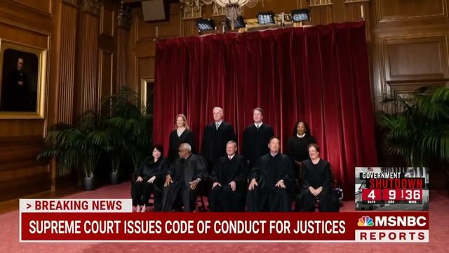 Supreme Court adopts new code of conduct amid ethics concerns смотреть онлайн
