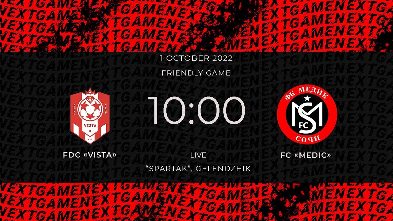 FDC «VISTA» - FC «MEDIC». FRIENDLY GAME смотреть онлайн