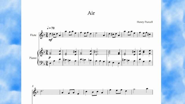 Air - Henry Purcell (Flute + Piano) смотреть онлайн