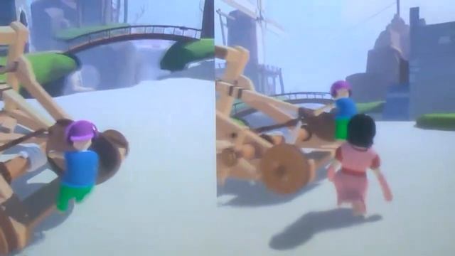 Human Fall Flat Nintendo switch 2player gameplay tutorial смотреть онлайн