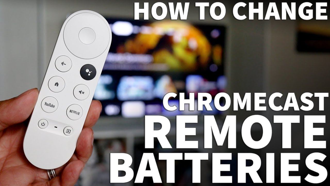 How to Replace Batteries in Google Chromecast Remote - Change Batteries in Google TV Remote Control смотреть онлайн