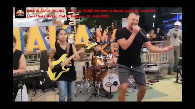 BACK IN BLACK (AC/DC) - Cover by OZONE Kids Band ft. Mr. Constantin смотреть онлайн