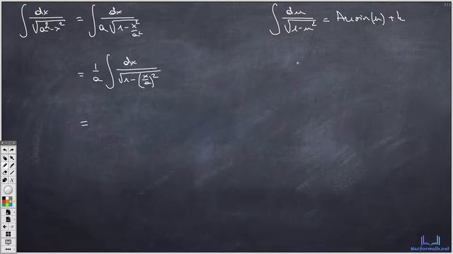 Intégrale type - 1/sqrt(a^2-x^2) - Arcsinus смотреть онлайн