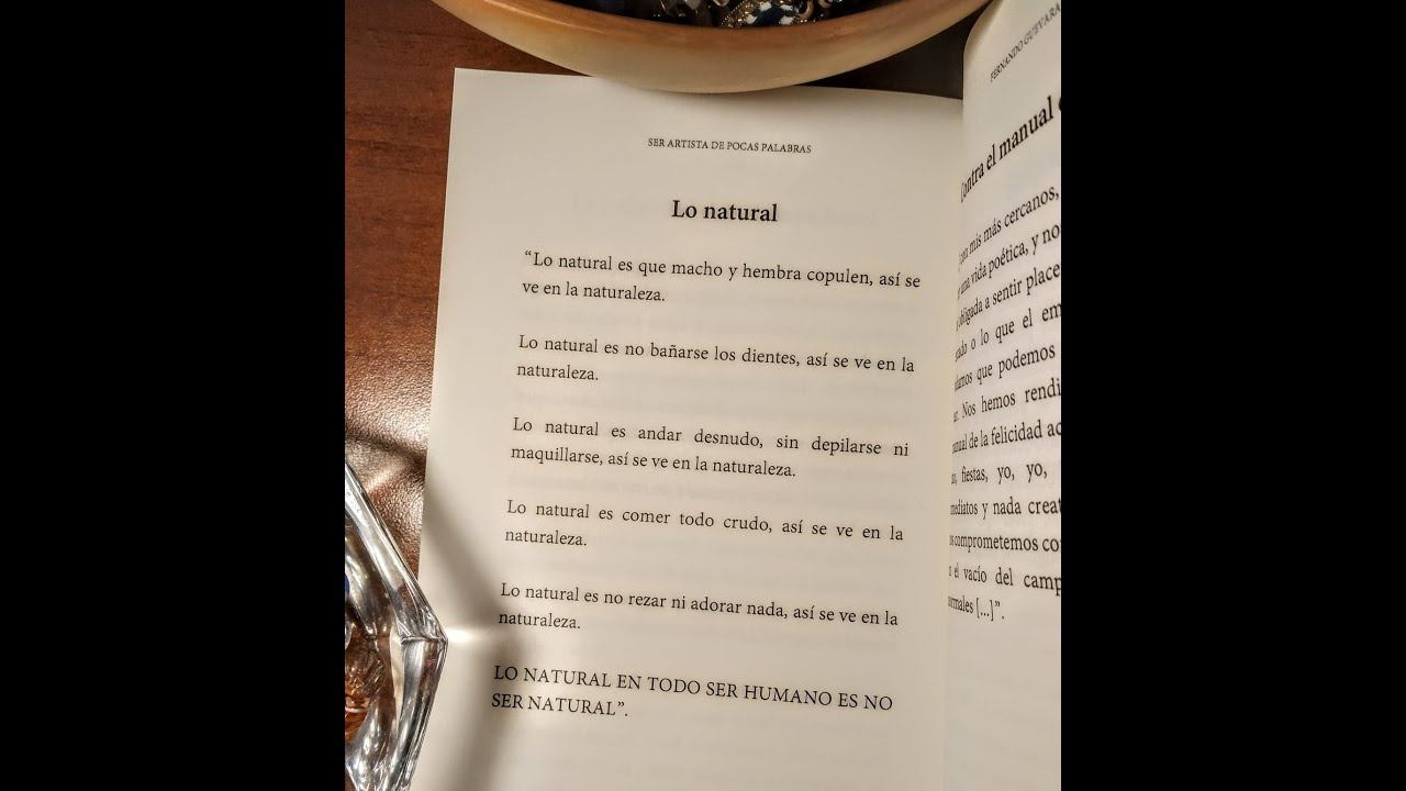 "Lo natural" - Ser artista de pocas palabras смотреть онлайн