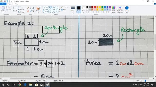 How to find the area and perimeter of square and rectangle. By Mudassar Ahmad Saeed смотреть онлайн