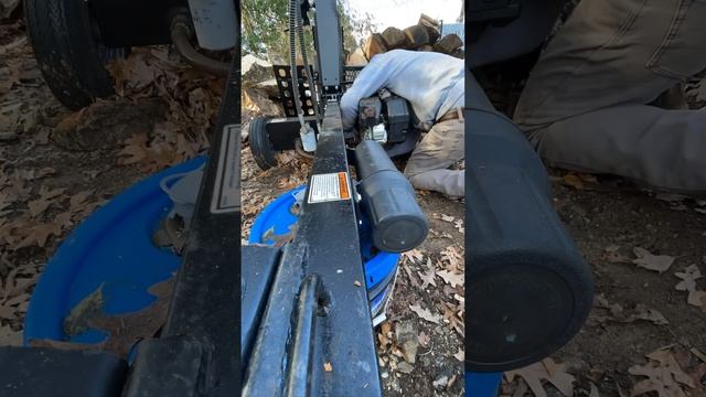 Dirty Hand Tools 27 Ton Log Splitter engine swap w/ predator 212cc смотреть онлайн