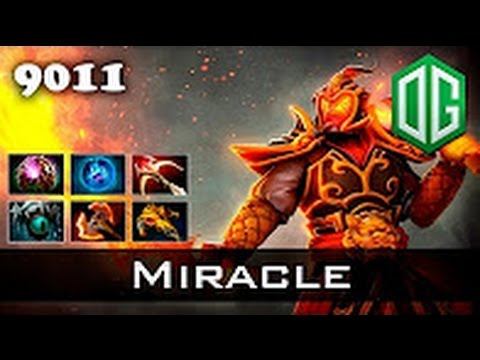 Dota 2 - Miracle plays Ember Spirit - Gameplay Ranked MMR смотреть онлайн