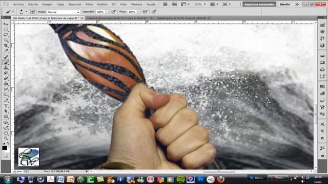 SPEED ART PHOTOSHOP // Wallpaper Fúria Titanes смотреть онлайн