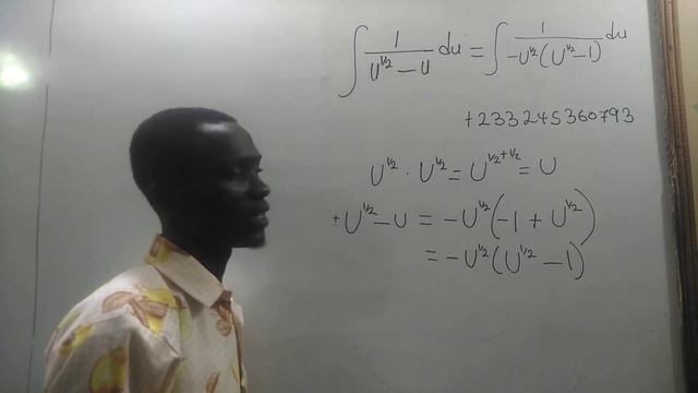 Integrate 1/(u^1/2 - u) du. Indefinite integrals.... Integral by substitution смотреть онлайн