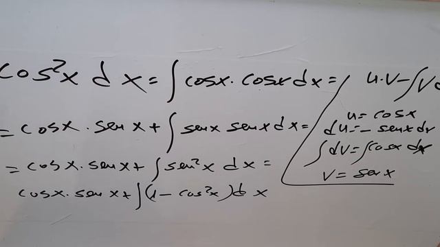 INTEGRAL POR PARTES  ꭍ Cos2x Dx __MATEMATICAS SOBRESALIENTE