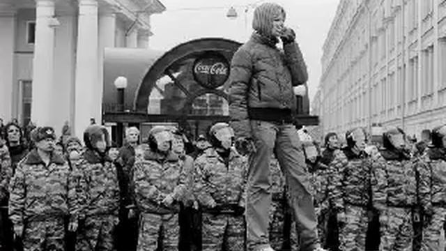 Питерский марш несогласных и ОРТ смотреть онлайн