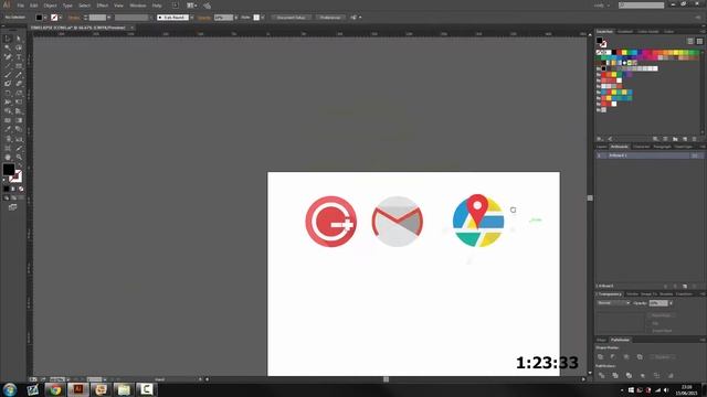 Google Rebrand Speed Art смотреть онлайн