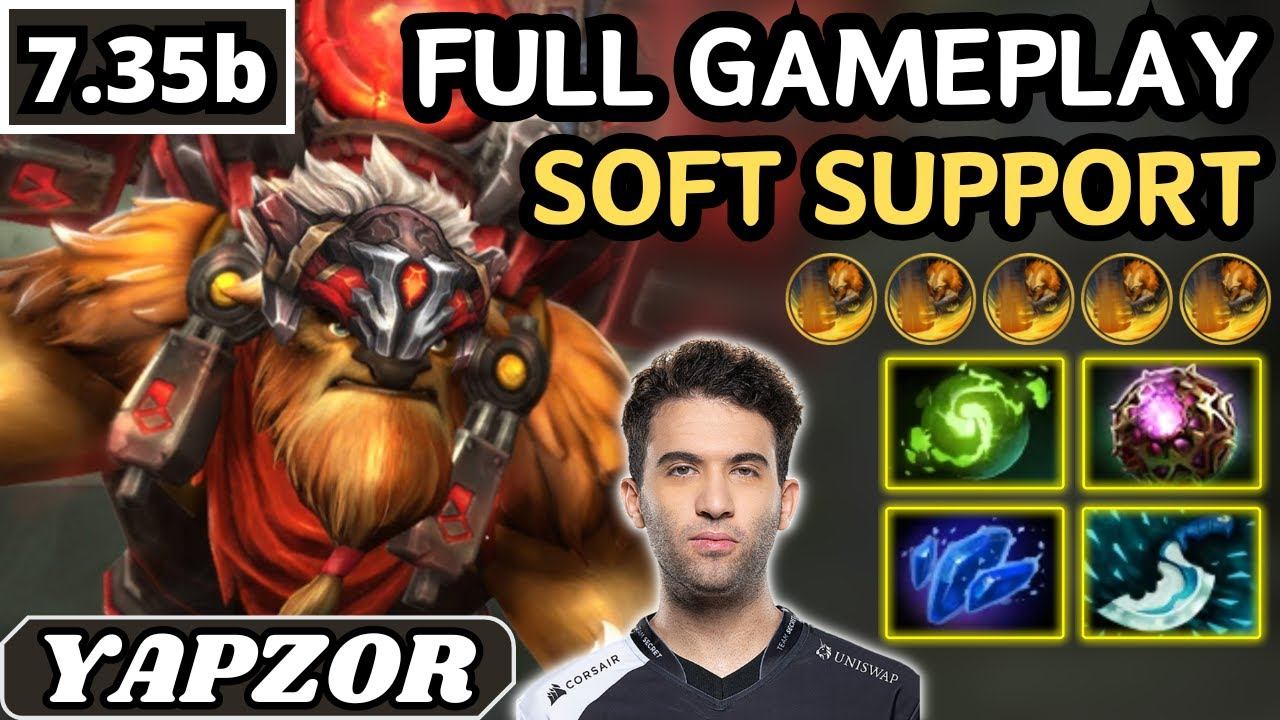 7.35b - Yapzor EARTHSHAKER Soft Support Gameplay - Dota 2 Full Match Gameplay смотреть онлайн