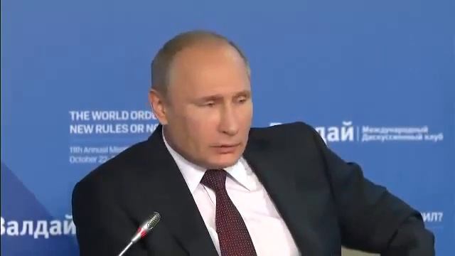 Путин: Мировая проблема это США! «Валдай» 24 10 2014 смотреть онлайн