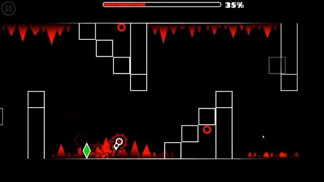 Играю в Geometry Dash прохожу разные лвлы смотреть онлайн