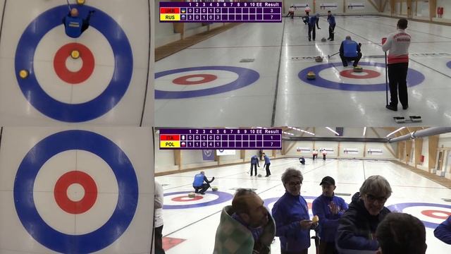 Draw 3 UKR vs RUS / ITA vs POL 3 rd European Deaf Curling Championships 2021 смотреть онлайн
