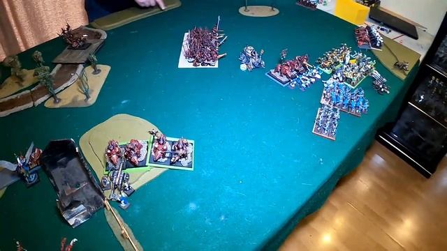 Warhammer Fantasy Battle 8th Edition Battle Report Empire vs Daemons of Khorne смотреть онлайн